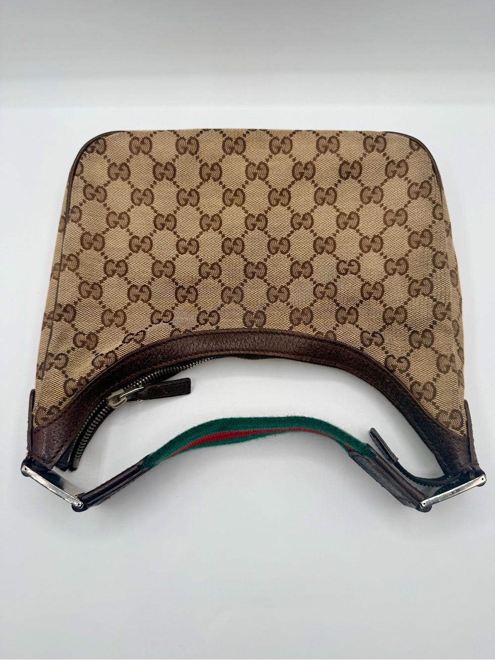 Gucci GG Sherry Line canvas mini hobo shoulder bag - Picture 8 of 12